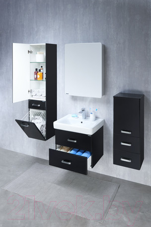 Изображение товара Шкаф с зеркалом для ванной Акватон Америна 60 (1A135302AM01L)