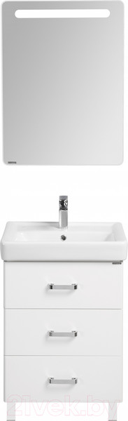 Изображение товара Шкаф с зеркалом для ванной Акватон Америна 60 (1A135302AM01R)