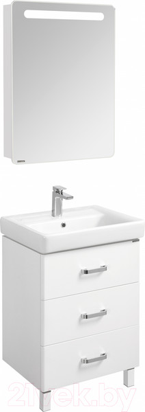 Изображение товара Шкаф с зеркалом для ванной Акватон Америна 60 (1A135302AM01R)