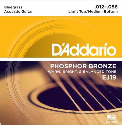 Изображение товара Струны для акустической гитары D'Addario EJ-19