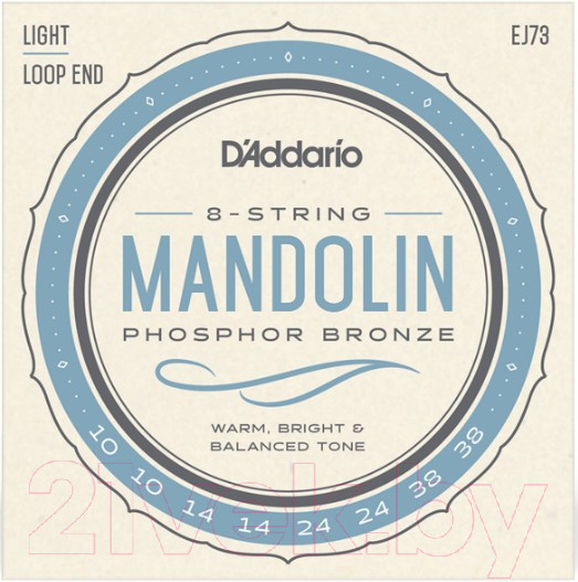 Изображение товара Струны для мандолины D'Addario EJ-73