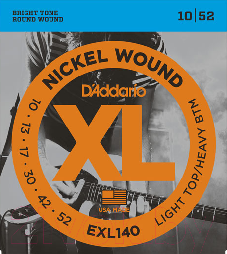 Изображение товара Струны для электрогитары D'Addario EXL-140