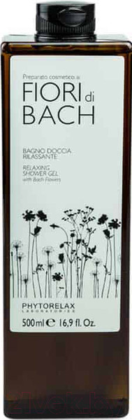 Изображение товара Гель для душа Phytorelax Bach Flowers Relaxing Shower Gel (500мл)