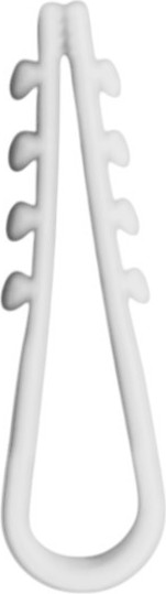 Изображение товара Дюбель-хомут Leek LE070402-0003 (100шт, белый)
