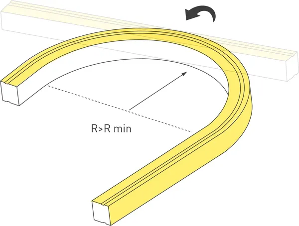 Изображение товара Гибкий неон Arlight MOONLIGHT-TOP-U-A156-13x12mm 24V Warm3000 / 055569