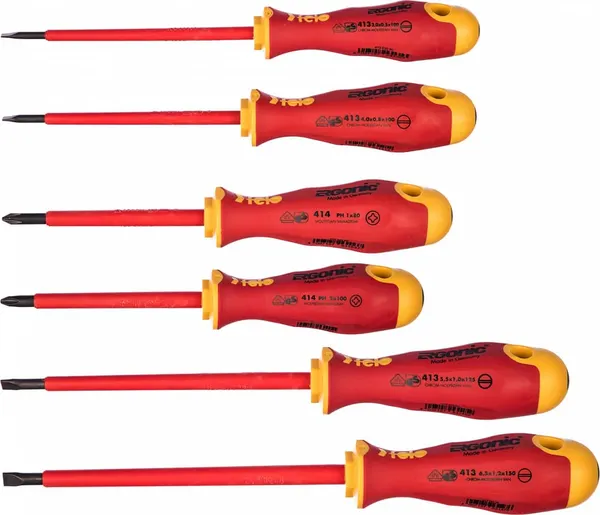 Изображение товара Набор отверток Felo Ergonic / 41396198 (6шт)