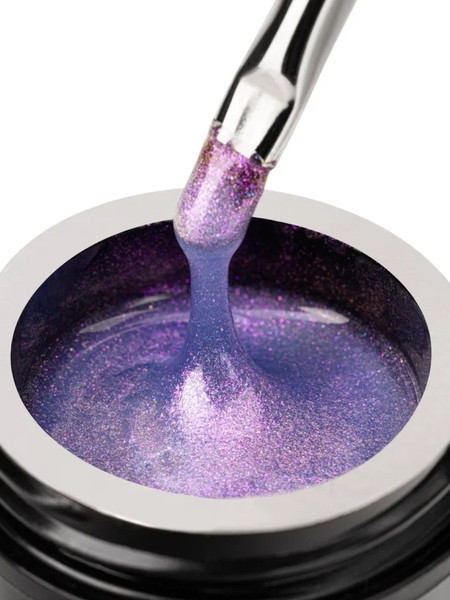 Изображение товара Моделирующий гель для ногтей Manita Professional Builder Gel Euphoria №06 с хлопьями юки (15мл)