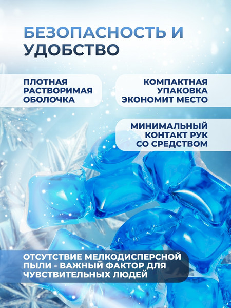 Изображение товара Капсулы для стирки Aroma Lux Дыхание зимы (100шт)