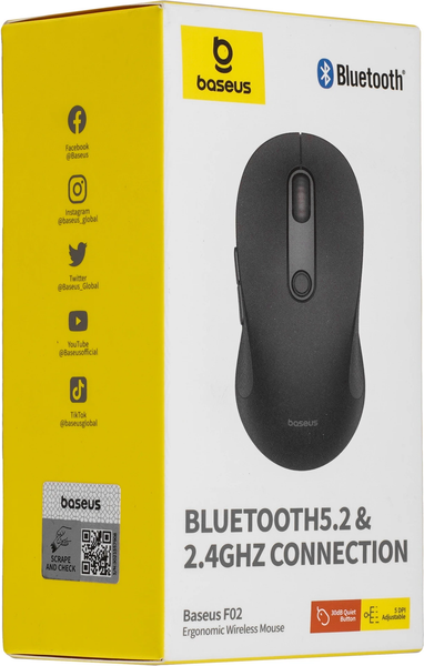 Изображение товара Мышь Baseus BS-F02B / B0203203 (космический черный)