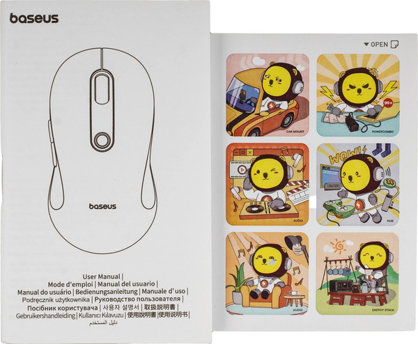 Изображение товара Мышь Baseus BS-F02B / B0203203 (космический черный)