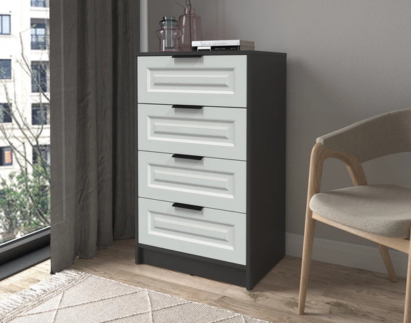 Изображение товара Комод Интерлиния  Концепт КТ-К60 Деко ( антрацит/грей)