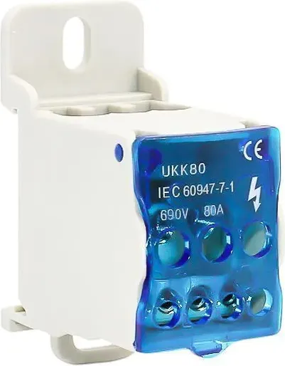 Изображение товара Распределительный блок на DIN-рейку DEKRON 0808-0001