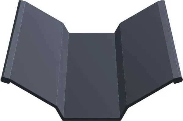 Изображение товара Ендова Скайпрофиль Верхний Эконом Плюс-Пэ-мат-RAL7016 (2м)