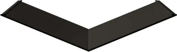 Изображение товара Ендова Скайпрофиль Нижний Эконом Плюс-Пэ-мат-RAL9005 (2м)