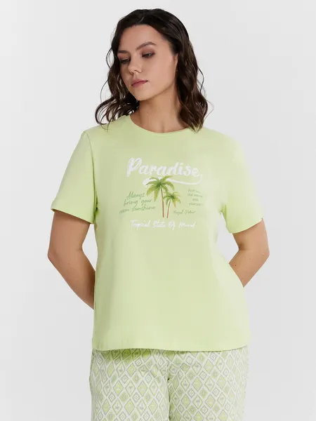 Изображение товара Пижама Mark Formelle 592605 (р.164/170-108-114, лаймовый сорбет/лаймовый узор)
