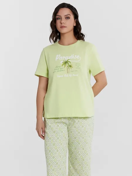 Изображение товара Пижама Mark Formelle 592605 (р.164/170-108-114, лаймовый сорбет/лаймовый узор)