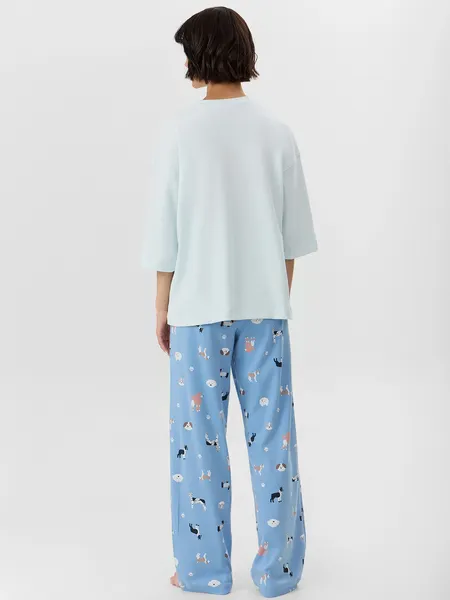 Изображение товара Пижама Mark Formelle 592528 (р.164/170-96-102, мятный лед/собачки на голубом)