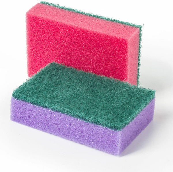 Изображение товара Набор губок для мытья посуды Laima Standart К002 / 601551 (10шт)