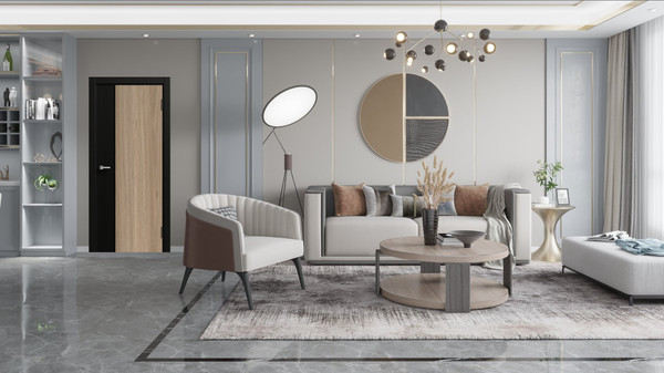 Изображение товара Дверь межкомнатная Geometrica PM 1 ДГ 60x200 ABS (стронг черный/шампань/черный с 2-х сторон)