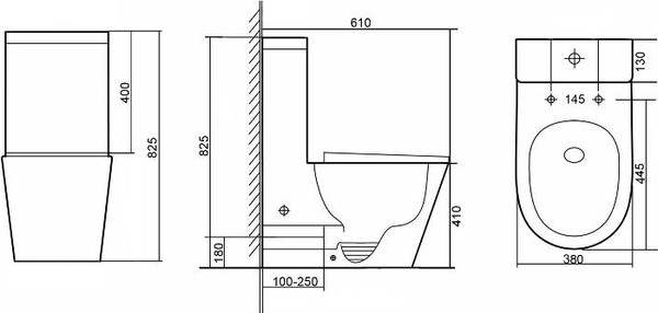 Изображение товара Сливной бачок Grado GD3203R