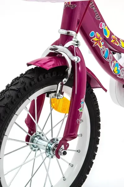 Изображение товара Детский велосипед ZigZag Foris 14 / ZG-1414 (малиновый, разобранный, в коробке)