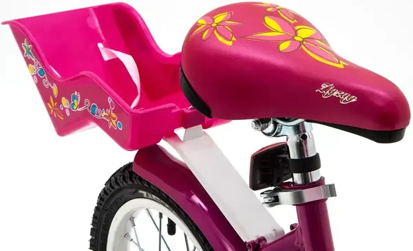 Изображение товара Детский велосипед ZigZag Foris 14 / ZG-1414 (малиновый, разобранный, в коробке)