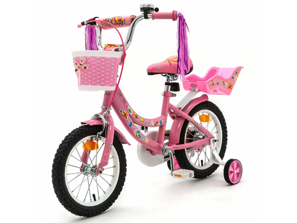 Изображение товара Детский велосипед ZigZag Foris 14 / ZG-1415 (розовый, разобранный, в коробке)