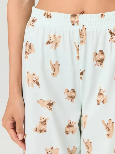 Изображение товара Пижама Mark Formelle 592444 (р.164/170-92-98, собачки на светлой мяте)