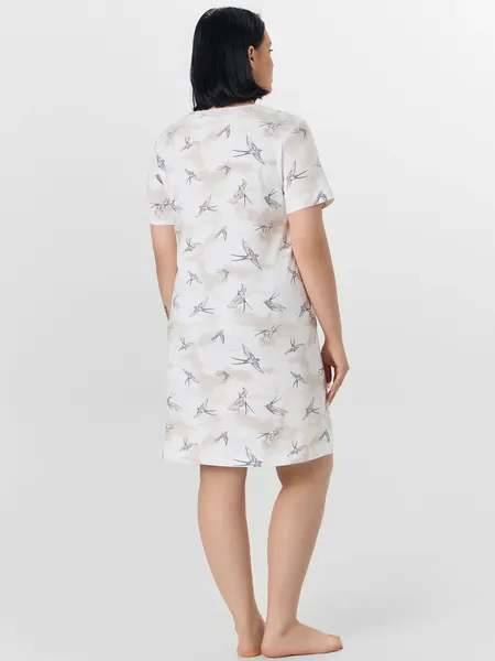 Изображение товара Сорочка Mark Formelle 572346 (р.164/170-112-118, птицы на льду)