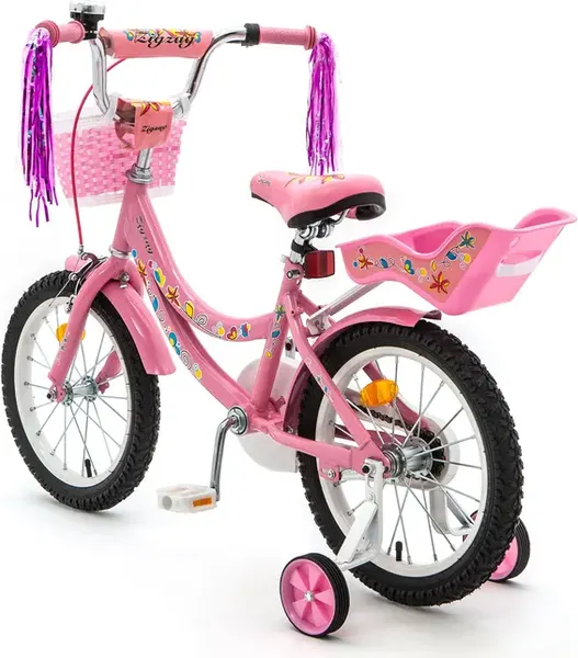 Изображение товара Детский велосипед ZigZag Foris 16 / ZG-1625 (розовый, разобранный, в коробке)