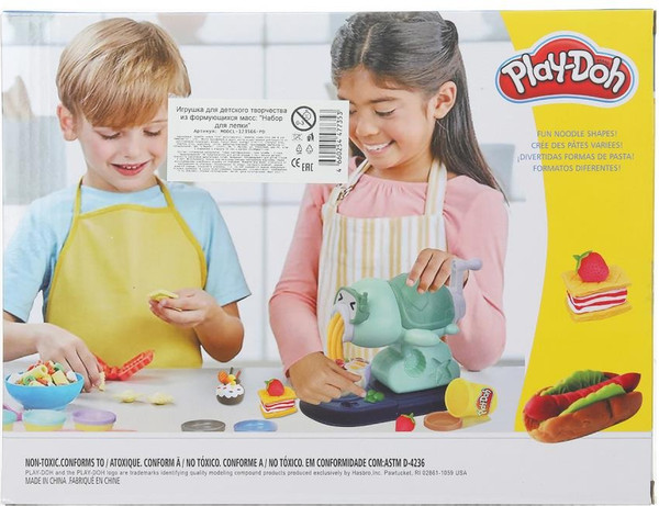 Изображение товара Набор для лепки Play-Doh Noodle Makin'mania с формочками / MODCL-123566-PD