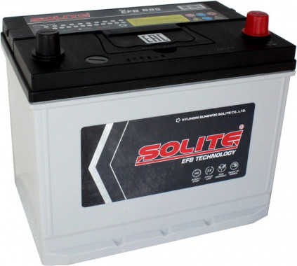 Изображение товара Автомобильный аккумулятор Solite Asia EFB 80 Ah (0) борт 790A D26 / EFB S95 (B/H) (80А/ч)
