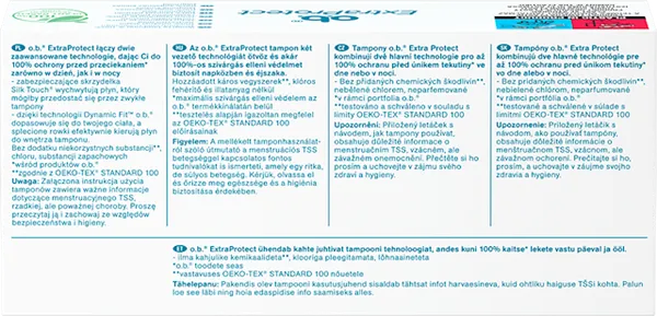Изображение товара Тампоны гигиенические O.b. ExtraProtect Normal (16шт)
