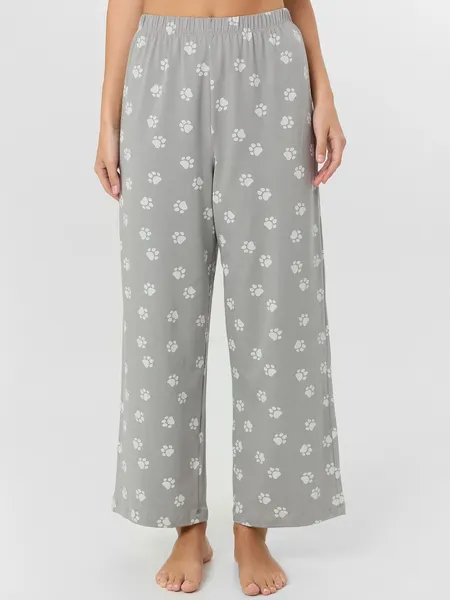 Изображение товара Пижама Mark Formelle 592631 (р.164/170-96-102, молочный/лапки на сером)