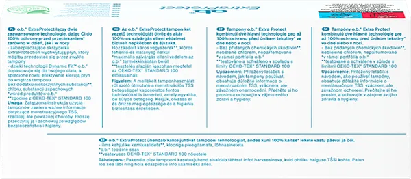 Изображение товара Тампоны гигиенические O.b. ExtraProtect Super (16шт)