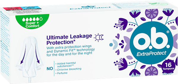 Изображение товара Тампоны гигиенические O.b. ExtraProtect Super Plus Comfort (16шт)