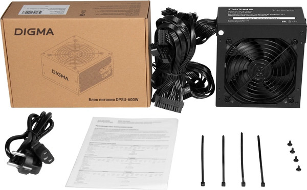 Изображение товара Блок питания для компьютера Digma DPSU-600W