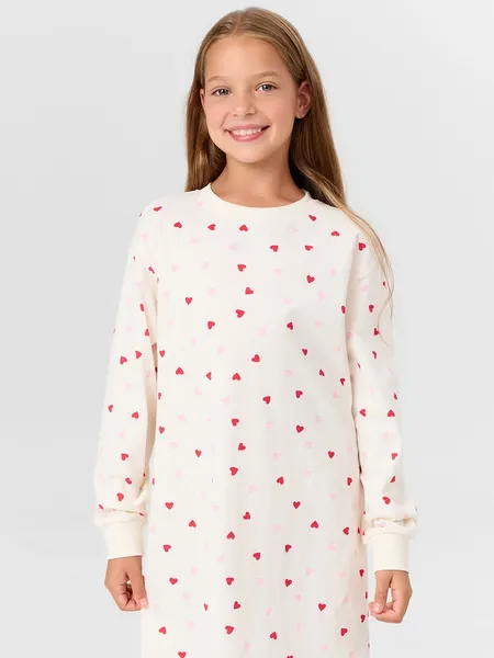 Изображение товара Сорочка детская Mark Formelle 577718 (р.122-60, сердечки на молоке)