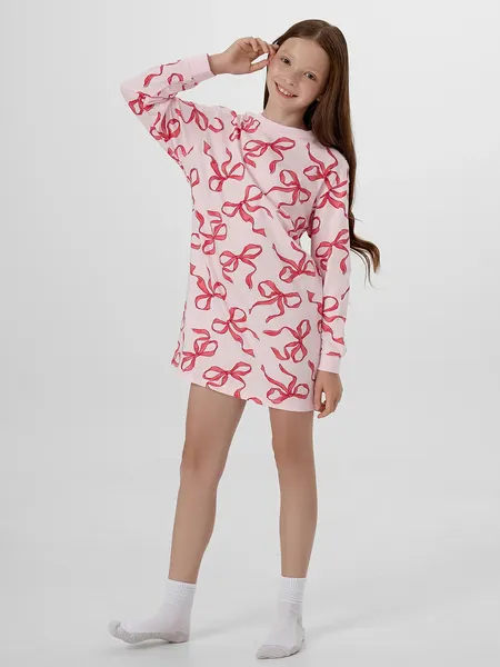 Изображение товара Сорочка детская Mark Formelle 577718 (р.146-72, бантики на розовом)