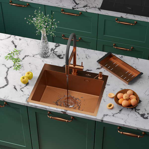 Изображение товара Мойка кухонная Roxen Snake 560220-60-BRS