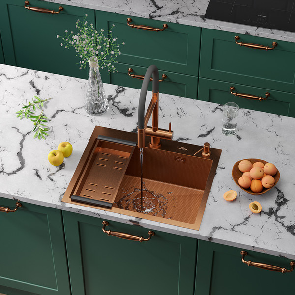 Изображение товара Мойка кухонная Roxen Snake 560220-60-BRS