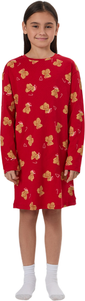 Изображение товара Сорочка детская Mark Formelle 577727 (р.158-80, НГ медвежата на красном)