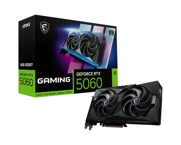 Изображение товара Видеокарта MSI RTX 5060 8G Gaming