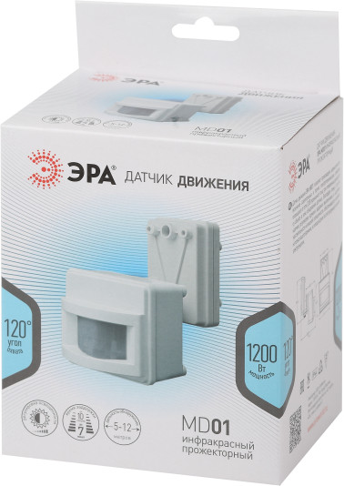 Изображение товара Датчик движения ЭРА MD 01 / Б0004265