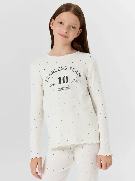 Изображение товара Пижама детская Mark Formelle 567753 (р.128-64, точки на молоке)