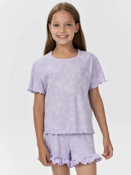 Изображение товара Пижама детская Mark Formelle 567751 (р.152-76, птички на лаванде)