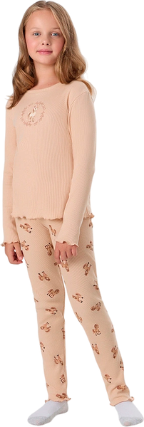 Изображение товара Пижама детская Mark Formelle 567753 (р.146-72, бежевый/лошадки на бежевом)