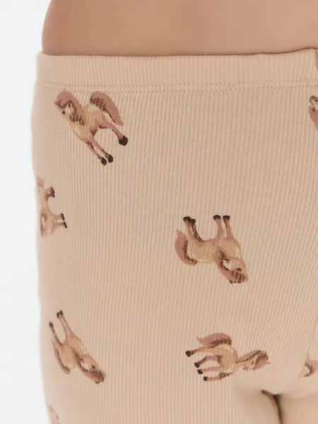 Изображение товара Пижама детская Mark Formelle 567753 (р.158-80, бежевый/лошадки на бежевом)