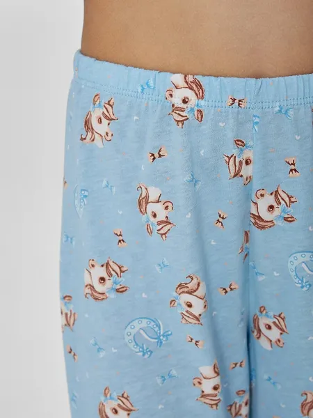 Изображение товара Пижама детская Mark Formelle 567740 (р.146-72, милые коники на голубом)