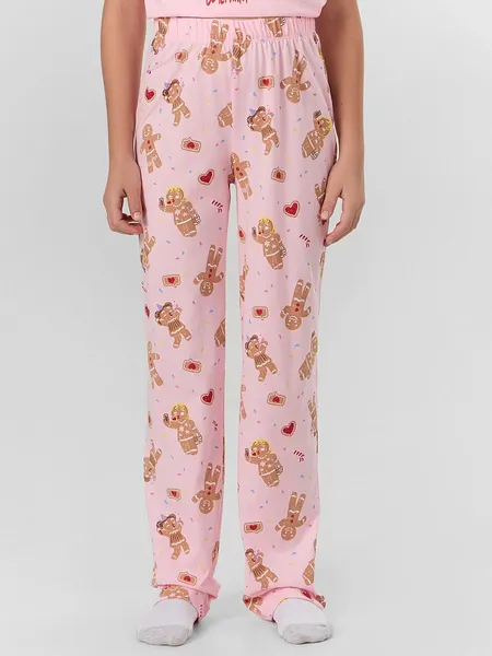 Изображение товара Пижама детская Mark Formelle 567755 (р.158-80, розовая сказка/печенье на розовом)